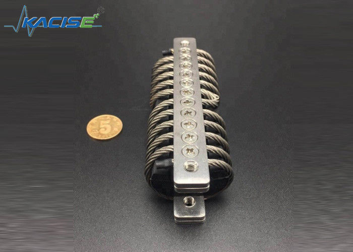 Aislador de vibración de cable de resistencia a golpes 100G con construcción de aluminio y acero inoxidable certificado ISO9001:2008