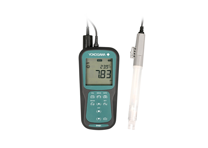 IP67 Medidor de pH portátil con compensación automática de temperatura y gran pantalla retroiluminada para mediciones precisas