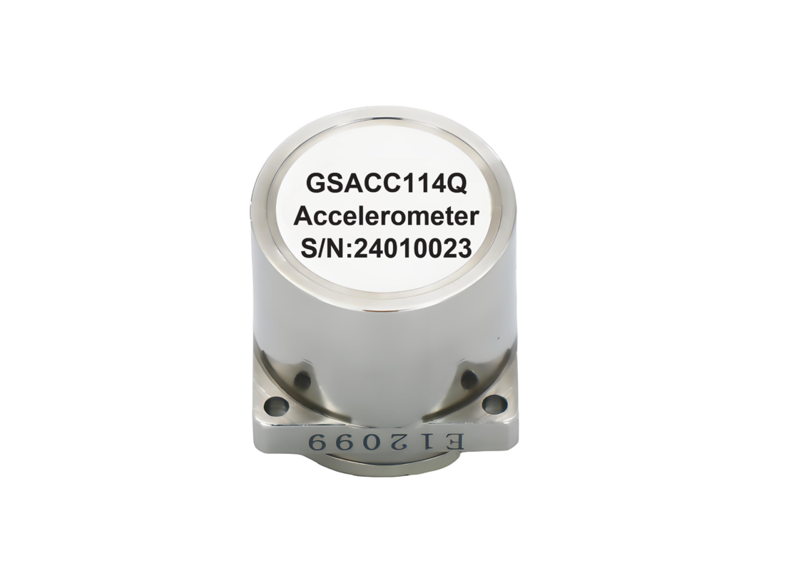 Acelerómetro flexible de cuarzo con estabilidad de sesgo ≤30ug, sensibilidad a la temperatura de 30ug/°C y tamaño compacto Ø25.4×32 para navegación inercial de precisión