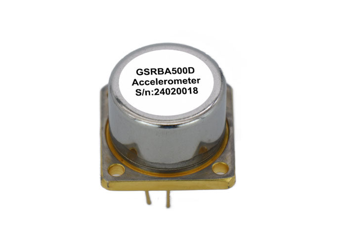 Acelerómetro flexible de cuarzo GSRBA500D con rango de ±70 g, tamaño pequeño 22 mm × 22 mm × 14 mm y alta confiabilidad para aplicaciones aeroespaciales y
