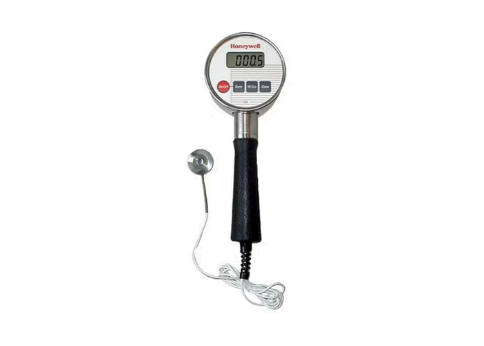 Indicador de fuerza digital Honeywell modelo LC con diafragma de acero inoxidable de rango de 50,000 lb y función de captura de picos