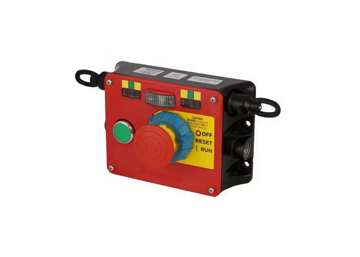 Interruptor de seguridad de accionamiento por cable de cabezal doble serie 2CCP de Honeywell con capacidad SIL3 y sellado IP54 para aplicaciones de parada de emergencia