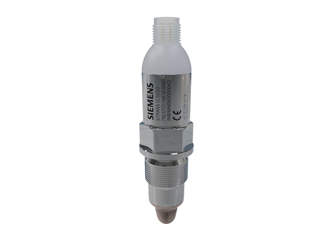 SITRANS LCS050 Interruptor de nivel de capacitancia ultracompacto con comunicación IO-Link y sonda PEEK para detección de nivel puntual