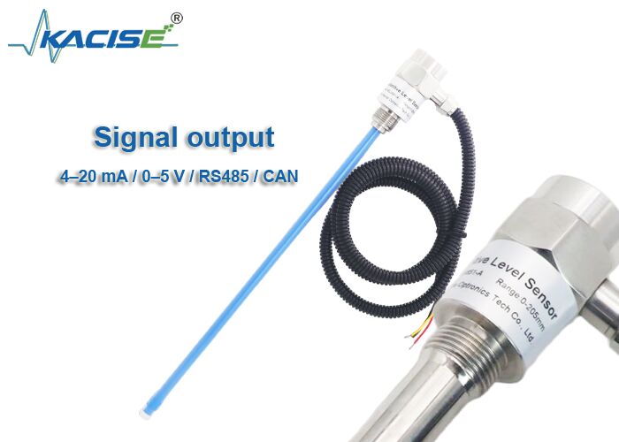 KSLV651-A Sensor de Nivel Compacto con Protección IP68, Sonda FEP y Medición Adaptativa