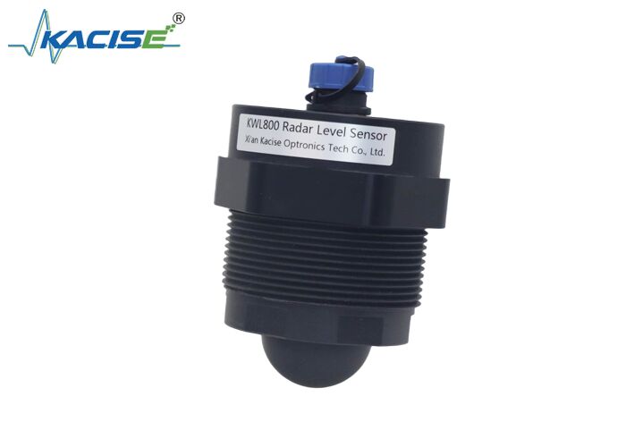 Sensor de nivel de agua de radar KWL800 con 80 GHz de frecuencia 20 m de rango de medición y carcasa de PTFE