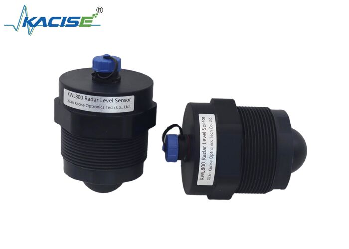 Sensor de nivel de agua de radar KWL800 con 80 GHz de frecuencia 20 m de rango de medición y carcasa de PTFE