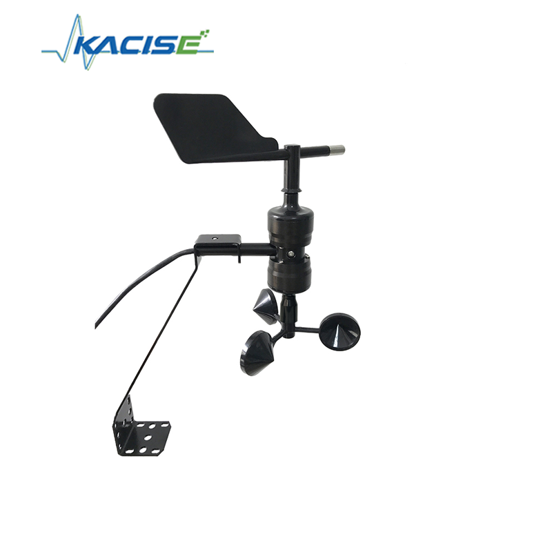 Sensor integrado de velocidad y dirección del viento KQS-FSFX-S con aleación de aluminio mecanizada con precisión y múltiples opciones de salida