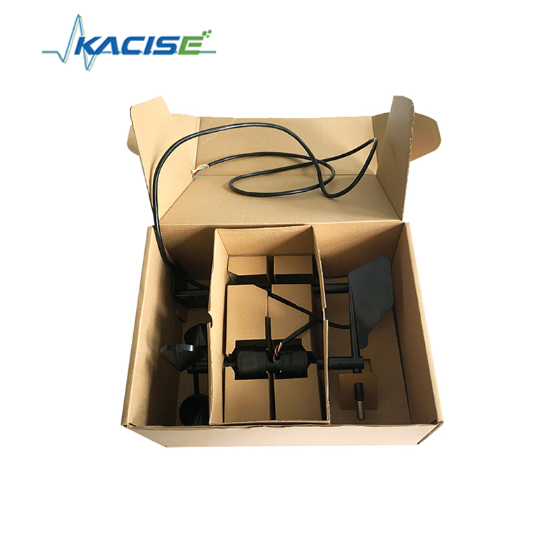 Sensor integrado de velocidad y dirección del viento KQS-FSFX-S con aleación de aluminio mecanizada con precisión y múltiples opciones de salida