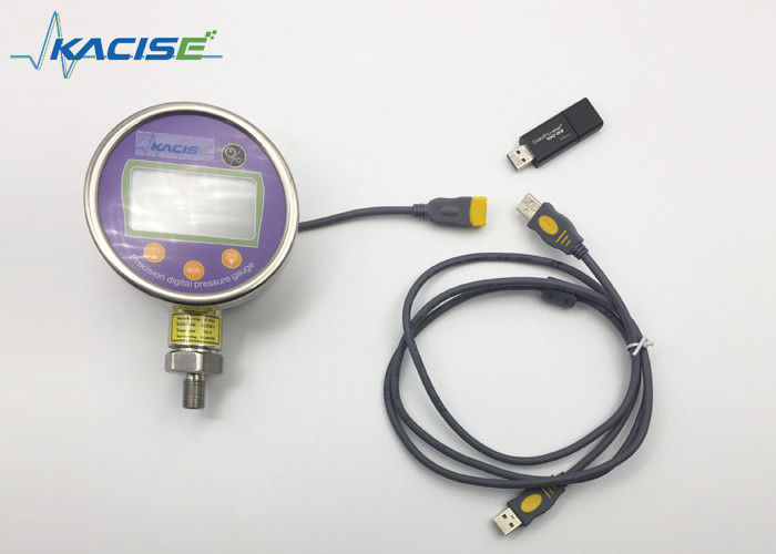 Medidor de presión digital de precisión GXPS201C con una precisión de 0,05% FS y un registrador de datos de botón táctil con batería de litio de 4000 mAh