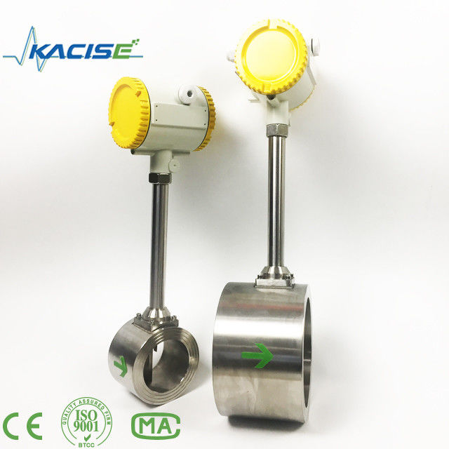 Medidor de flujo de vórtice de gas de larga duración con rendimiento estable y homologación CE