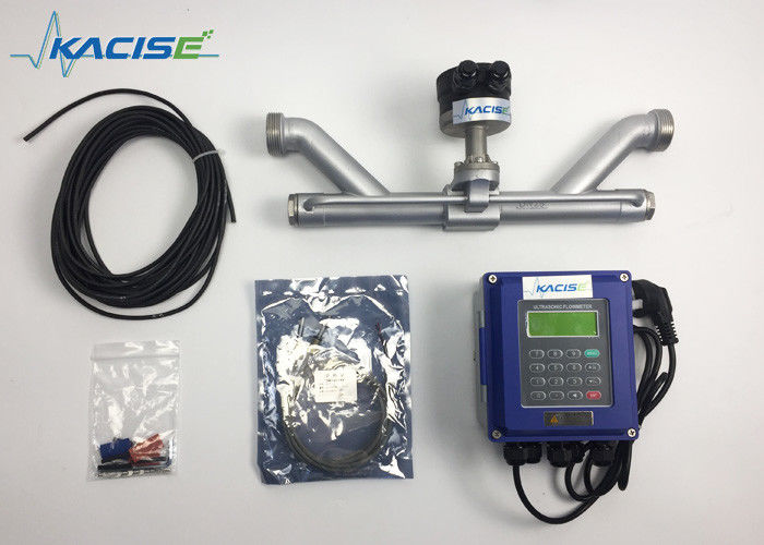 Medidor de flujo ultrasónico montado en la pared con RS485 MODBUS Soporte para tuberías DN15-DN6000