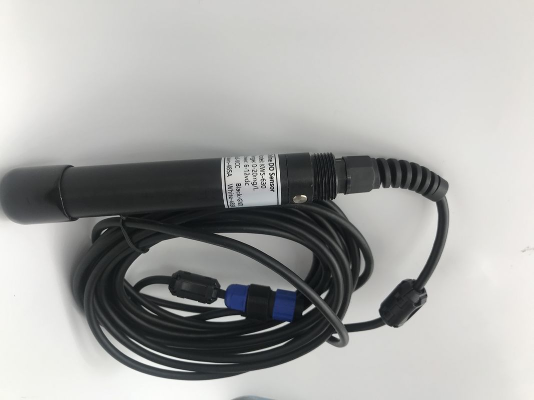 Sensor de oxígeno disuelto por fluorescencia con compensación automática de temperatura sin necesidad de electrolitos y salida RS485