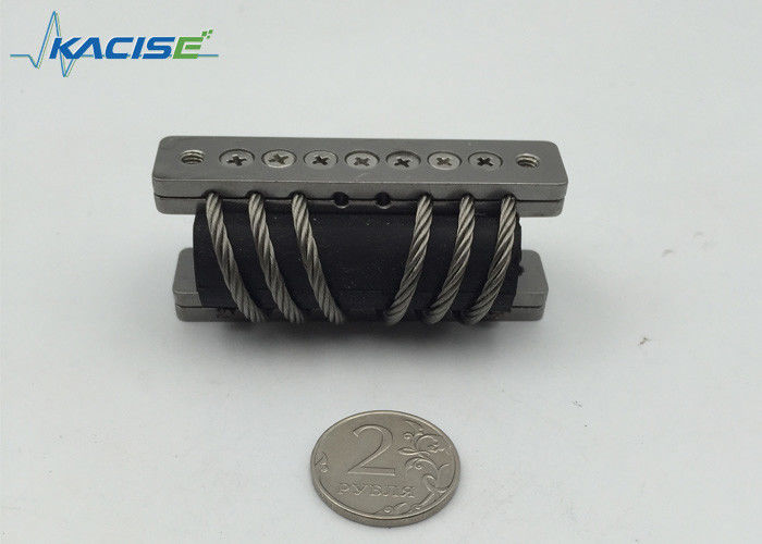 Amortiguador de choque industrial militar de la cuerda de alambre de los aisladores de vibración de la placa de presión del grado 7Hz - 15Hz