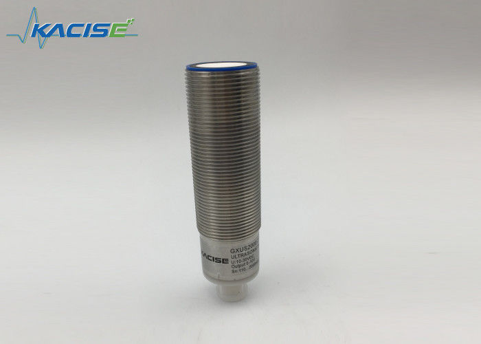 Sensor ultrasónico de la distancia de la serie MF30 gama de la detección de 200m m - de 6000m m con salida de NPN PNP Anolog