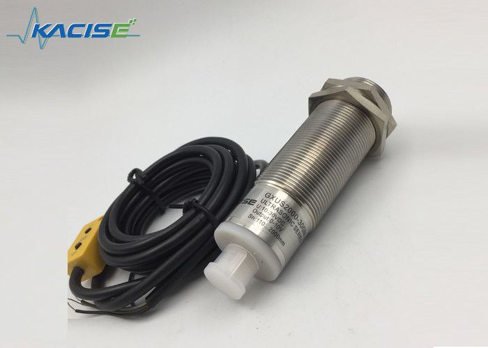 Sensor de distancia ultrasónico de precisión con rango de detección de 50 mm~1000 mm, frecuencia de 40 KHz y voltaje de funcionamiento de 24 VDC
