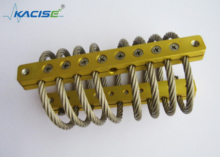 Aislador de vibración de cuerda de alambre industrial con función de retorno de aire y resistencia al choque de 20 g / 11 ms en acero inoxidable