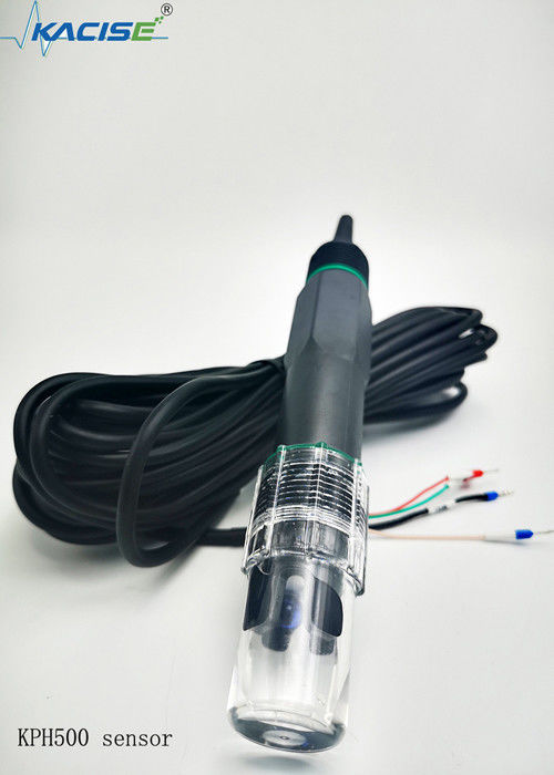 Sensor de pH KPH500 con salida de 4-20mA y protección IP68 para medidor de calidad de agua de mar con compensación automática de temperatura