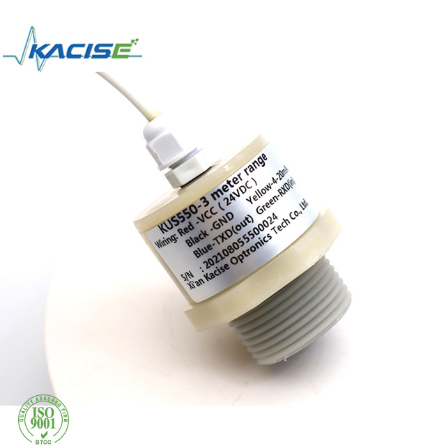 Revestimiento de PVC robusto Sensor de distancia ultrasónico inteligente para automatización industrial con grado ip ip68