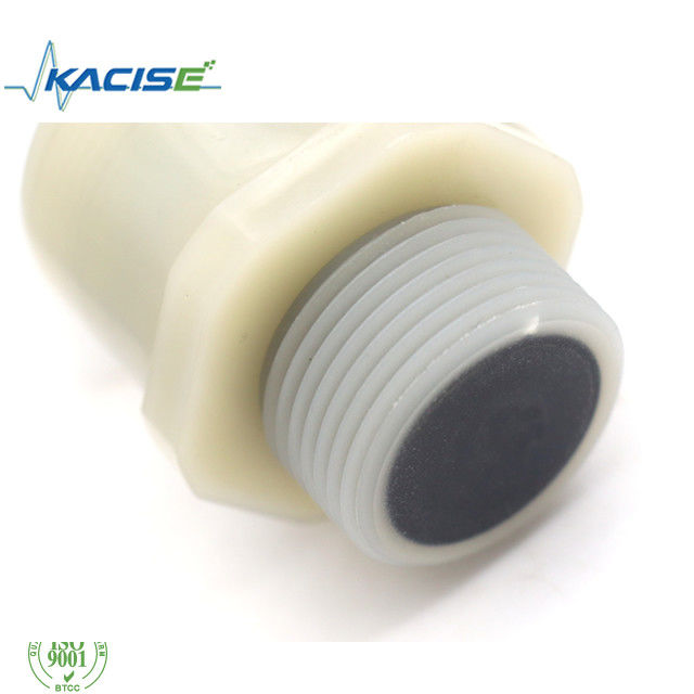 Transductor de nivel ultrasónico resistente a la corrosión de PTFE con rango de detección de 200 mm ~ 3000 mm y salida RS485.
