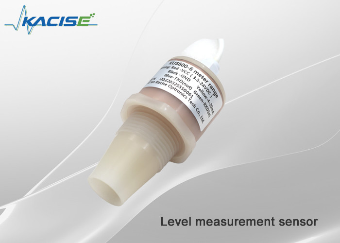 KUS600 punta de prueba ultrasónica llana ultrasónica del transductor del sensor PVDF IP68 220kHz