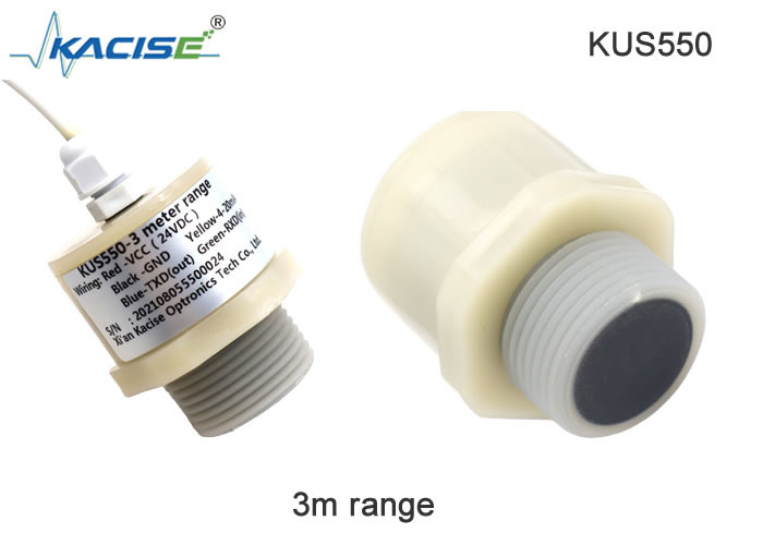 KUS550 4 - peso ligero tamaño pequeño del sensor llano ultrasónico 20mA