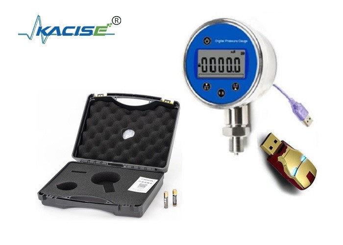 Indicador IP66 de la presión del aceite del almacenamiento digital del sensor de la presión de la precisión de la alta exactitud