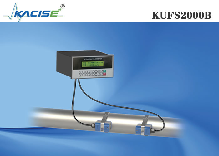 Abrazadera en el tipo soporte ultrasónico KUFS2000B del panel del metro de flujo