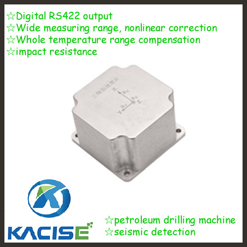 Acelerómetro capacitivo triaxial industrial de la balanza de la fuerza del sensor MEMS de la aceleración