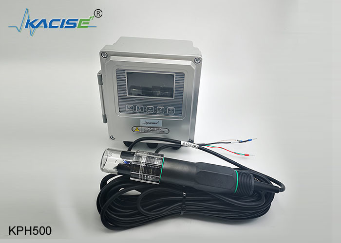 Exhibición en línea del LCD de la comunicación del sensor RS485 de la calidad del agua del tratamiento de aguas residuales de la acuicultura de la alta precisión del pH ORP GPRS
