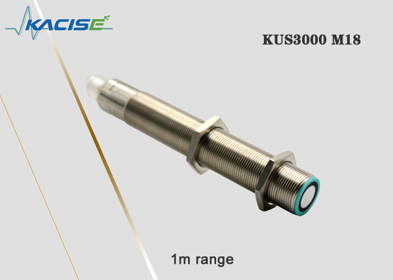 KUS3000 M18 Sensor de proximidad ultrasónica de carcasa compacta de alta repetibilidad con clase de protección IP65